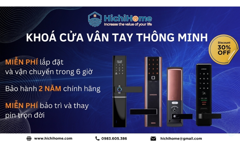 đại lý khóa cửa điện tử hichihome