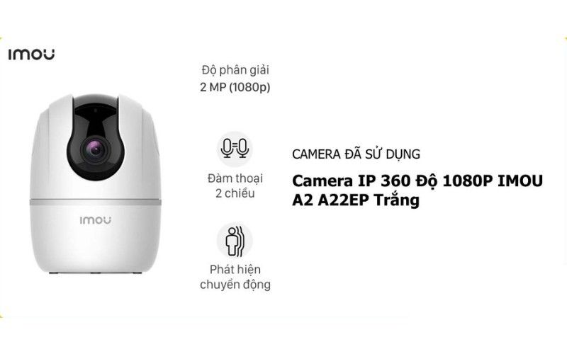 Camera IP 360 Độ 2 MP IMOU A2 A22EP