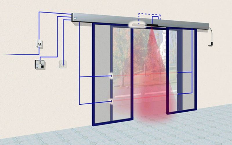lắp cảm biến chuyển động và cảm biến cửa