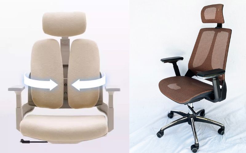 vai trò của lưng ghế