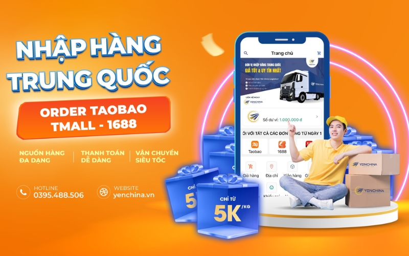 Dịch vụ nhập hàng Trung Quốc chính ngạch tại Yến China